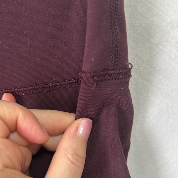 Lululemon High Times leggings Wrap Mesh in Bordeaux Drama size 4 - Picture 7 of 11